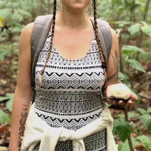 Tribal Print- Sleeveless Mini Dress- Fitted Dress- Size M Forever 21